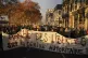 Protesters hold a banner reading 'stop the authoritarian dri
