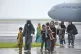 People evacuated from Kabul arrive at Hindon Air force base 