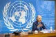 Geir Pedersen, UN Special Envoy for Syria, speaks to the med