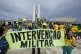 Protesters, supporters of Brazil's former far-right Presiden