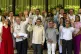 Government representatives and members of the Colombian Nati