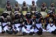 Indigenous girls and boys prepare to take part of a ritual d
