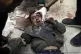 A Palestinian child wounded by the Israeli bombardment of th