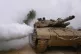 Israeli army tank moves near the Israeli-Gaza border, in sou