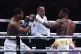 Former world champion Anthony Joshua (left) and MMA fighter 