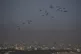 Parachutes drop supplies into the northern Gaza Strip as see