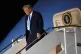 President Donald Trump arrives at Palm Beach International A