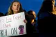 Students at Michigan State University protest against the sc