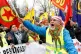 People protest against Turkish military operations in Afrin 