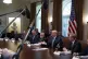 President Donald Trump speaks during a cabinet meeting at th