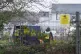 Security officers at the Manston immigration short-term hold