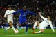 Chelsea's Romelu Lukaku scores their side's third goal of th