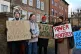 London Renters Union members in Stratford, London, March 13,