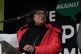 Diane Abbott addressing the People's Assembly Britain is Bro