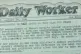 A 'break the ban' edition of the Daily Worker produced three