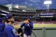 Los Angeles Dodgers relief pitcher Kenley Jansen, right, war