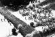 A phalanx of South Yorkshire Police face the picket line out