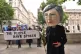 A protest organised by the global campaigning movement Avaaz