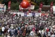 Jeremy Corbyn addresses a huge crowd at last year's Durham M
