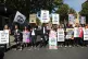 Protesters from Extinction Rebellion demonstrate outside the