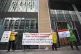 Campaigners outside the Department of Health and Social Care