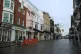 The deserted High Street in Guildford, Surrey, the morning a