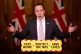 Health Secretary Matt Hancock during a media briefing in Dow