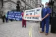 Nurses and NHS workers from the campaign group NHS Workers S