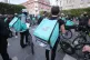 Deliveroo riders in September 2020