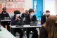 Upper sixth pupils at Wallace High School