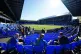 Everton fans in the stands ahead of the Premier League match