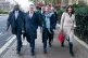 Sir Keir Starmer flanked by the shadow great officers of sta