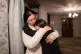 Valeriia Starkova and her daughter Kamila, who fled their ho