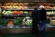 Vegetables on display at Coton Farm Shop in Cambridgeshire