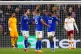 Leicester City's Ademola Lookman (second right) celebrates s