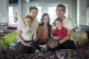 Ukrainian refugees Elena Sidorova, 30, her husband Vladimir 