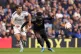 Arsenal's Bukayo Saka (right) and Leeds United's Pascal Stru
