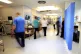 Staff on a NHS hospital ward