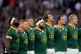South Africa's Siya Kolisi (left) sings the national anthem 