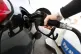 Diesel fuel is pumped into a car at a petrol station near Kn