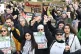 Protesters during a Scottish Palestine Solidarity Campaign d