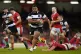 Barbarians' Taniela Tupou breaks through during the Autumn I