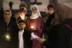 People take part in a Vigil for Gaza organised by the Scotti