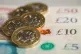 A UK five pound, ten pound, twenty pound and fifty pound not