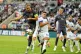 England's Harry Kane (left) attempts a shot on goal during a