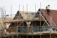 New houses being constructed on the Chilmington development 