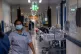 A general view of staff on a NHS hospital ward