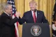 SHABBY PRETENCE: US president Donald Trump and Israel's then