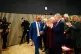 Labour supporters clap Vaughan Gething, at Cardiff Universit