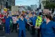 Nurses protesting outside Downing Street, London, in January